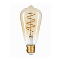 Лампа Hiper LED FILAMENT FLEXIBLE ST64 5W 300Lm E27 64140 2400K AMBER HL-2211