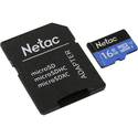 Карта памяти Netac 16ГБ microSD HC UHS-I Class 10 U1 P500 Standard NT02P500STN-016G-R