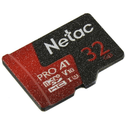 Карта памяти Netac 32ГБ microSD HC UHS-I Class 10 U1 V10 A1 P500 Extreme Pro NT02P500PRO-032G-S