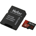 Карта памяти Netac 32ГБ microSD HC UHS-I Class 10 U1 V10 A1 P500 Extreme Pro  NT02P500PRO-032G-R