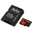 Карта памяти Netac 64ГБ microSD XC UHS-I Class 10 U3 V30 A1 P500 Extreme Pro NT02P500PRO-064G-R