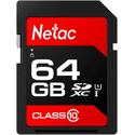 Карта памяти Netac 64ГБ SecureDigital XC UHS-I Class10 U1 P600 Standard NT02P600STN-064G-R