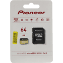 Карта памяти Pioneer 64ГБ microSD XC UHS-I Class 10 U1 APS-MT1D-064
