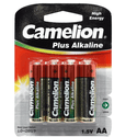 Элемент питания Camelion Plus Alkaline LR6 AA 4шт
