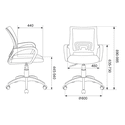 Кресло Бюрократ CH-W695NLTPKTW-13A