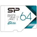 Карта памяти Silicon Power 64ГБ microSD XC UHS-I Class10 U1 Elite Colorful SP064GBSTXBU1V21