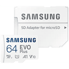 Карта памяти Samsung 64ГБ microSD XC UHS-I Class10 U1 A1 V10 EVO Plus MB-MC64