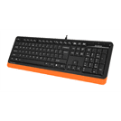 Клавиатура A4Tech Fstyler FK10 Black-Orange USB