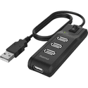 USB-хаб Hama H-200118 черный