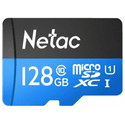Карта памяти Netac 128ГБ microSD XC UHS-I Class 10 U1 P500 NT02P500STN-128G-S