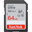 Карта памяти SanDisk 64ГБ SecureDigital XC Class 10 U1 UHS-I Ultra SDSDUN4-064G-GN6IN