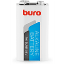 Элемент питания Buro Alkaline 6LR61 9V 1шт