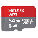 Карта памяти SanDisk 64ГБ microSD XC Class 10 Ultra UHS-I U1 A1 SDSQUAB-064G-GN6MN