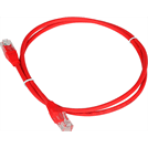 Патч-корд LANMASTER UTP кат5e 2м RJ45-RJ45 красный TWT-45-45-20-RD