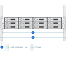 Аксессуар Synology Комплект направляющих RKS-02