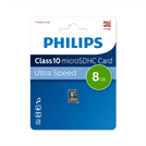 Карта памяти Philips 8ГБ microSDHC Class 10 FM08MD45B97