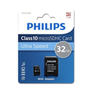 Карта памяти Philips 32ГБ microSDHC Class 10 FM32MA45B97