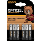 Элемент питания Opticell Professional LR03 AAA 6шт