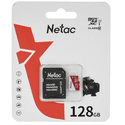 Карта памяти Netac 128ГБ microSD XC UHS-I Class 10 U1 P500 Eco NT02P500ECO-128G-R