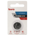 Элемент питания Buro CR2032 1 шт
