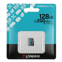 Карта памяти Kingston 128ГБ microSDXC Canvas Go Plus Class 10 UHS-I U3 V30 A2 SDCG4128GBSP