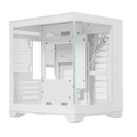 Корпус 1STPLAYER Mini-Tower MEGAVIEW MV5-TP белый MV5-TP-WH