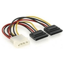 Кабель Gembird Molex m 2 х SATA POWER f 15 см CC-SATA-PSY